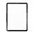 Стекло для переклейки iPad Air 4 10.9" 2020 (A2316/A2324/A2325/A2072) в сборе с OCA пленкой Черный - OR (Mitsubishi)