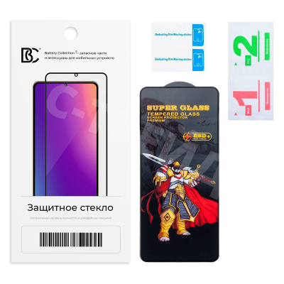 Защитное стекло "Премиум" для Tecno Pova 2/3 Черный