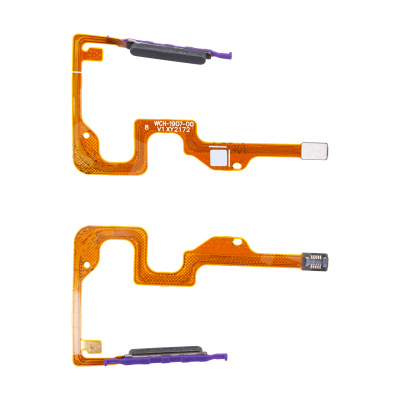 Шлейф для Huawei Honor X6 (VNE-LX1) сканер отпечатка пальцев Черный