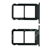 Держатель SIM для Huawei Honor 10 (COL-L29) Черный