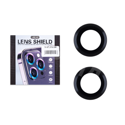 Защитное стекло линзы камеры для iPhone 14/14 Plus (комплект 2 шт.) Черный