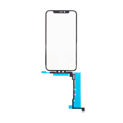 Стекло для переклейки iPhone 11 Pro (A2215) с OCA пленкой + тачскрин Черный - OR (Feaglet)