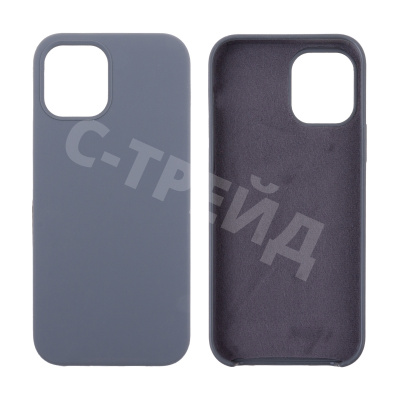 Чехол-накладка Soft Touch для iPhone 12/12 Pro Графит