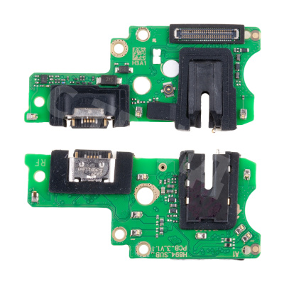 Шлейф для Infinix Note 30 Pro (X678B) плата на системный разъем/разъем гарнитуры/микрофон - Премиум