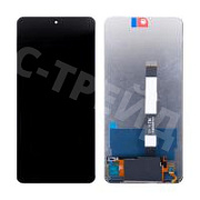 Дисплей для Xiaomi Poco X3 NFC/X3 Pro/Mi 10T Lite (M2007J20CG) в сборе с тачскрином Черный - Стандарт (COG)