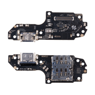 Шлейф для Huawei Nova Y72/Y72S/Y63 (MGA-LX3/GFY-LX1) плата системный разъем/разъем SIM/микрофон