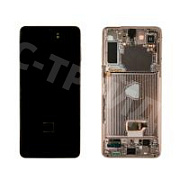 Дисплей для Samsung Galaxy S21+ (G996B) модуль с рамкой Фиолетовый - OR (SP)