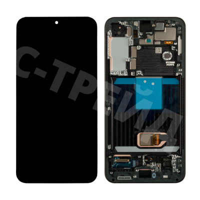 Дисплей для Samsung Galaxy S22 (S901B) модуль с рамкой Черный - OR (SP)