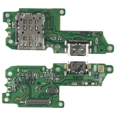 Шлейф для Huawei Honor 30 (BMH-AN10) плата на системный разъем/разъем SIM/микрофон