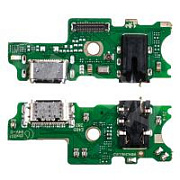 Шлейф для Infinix Note 10 Pro (X695C) плата на системный разъем/разъем гарнитуры/микрофон