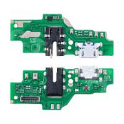 Шлейф для Infinix Hot 10 Lite (X657B) плата на системный разъем/разъем гарнитуры/микрофон