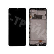 Дисплей для Samsung Galaxy M32 (M325F) модуль с рамкой Черный - OR (SP)