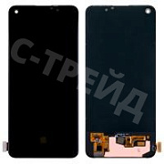 Дисплей для Realme 8 4G (RMX3085) в сборе с тачскрином Черный - (OLED)