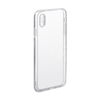 Чехол-накладка для iPhone X/Xs (с защитой камеры, прозрачный)