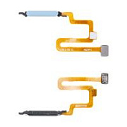 Шлейф для Xiaomi Redmi Note 12 Pro 4G (2209116AG) сканер отпечатка пальцев Голубой