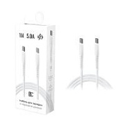 Кабель Type-C - Type-C BC (5A, PD) Белый