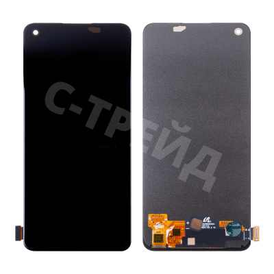 Дисплей для OPPO Reno 7 (CPH2363) в сборе с тачскрином Черный - (OLED)