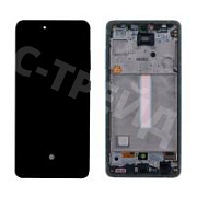 Дисплей для Samsung Galaxy A52/A52 5G/A52s 5G (A525F/A526B/A528B) модуль с рамкой Синий - OR (SP)