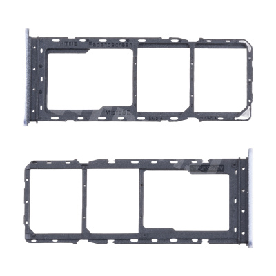 Держатель SIM для Realme C65 4G (RMX3910) Серебро