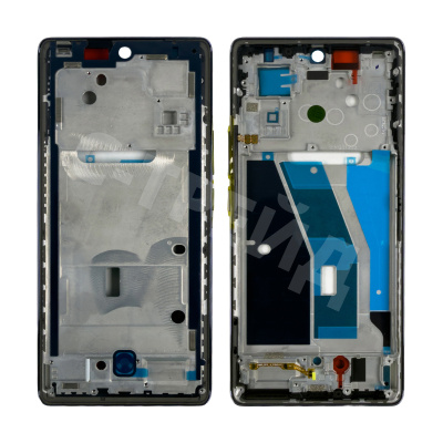 Рамка дисплея для Tecno Spark 20 Pro+ (KJ7) Черный (возможен дефект ЛКП)