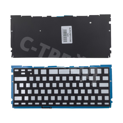 Подсветка клавиатуры для ноутбука MacBook Pro 15" A1398 (2012-2015, Г-образный Enter RU) Черный
