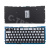 Подсветка клавиатуры для ноутбука MacBook Pro 15" A1398 (2012-2015, Г-образный Enter RU) Черный
