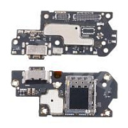 Шлейф для Xiaomi Redmi Note 12 Pro+ (221013164UG) плата на системный разъем/разъем SIM/микрофон - Премиум