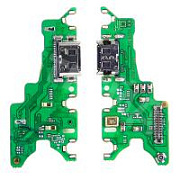 Шлейф для Huawei Honor 20/20 Pro/Nova 5T (YAL-L21/YAL-L41/Yale-L71A) плата на системный разъем/микрофон