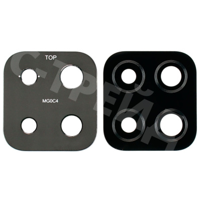 Стекло камеры для Samsung Galaxy A12/M12/A12 Nacho (A125F/M127F/A127F) Черный