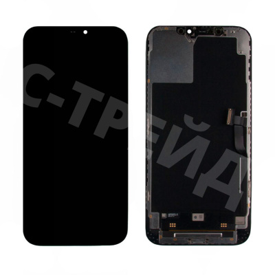 Дисплей для iPhone 12 Pro Max (A2411) в сборе с тачскрином Черный - OR (Снятый, заменено ТОЛЬКО стекло)