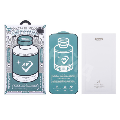 Защитное стекло "Антибликовое" Remax Medicine Glass GL-86 для iPhone 17 Pro Черный