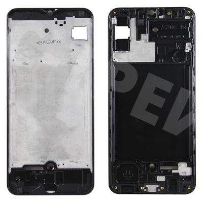 Рамка дисплея для Samsung Galaxy A30s (A307F) Черный (возможен дефект ЛКП)