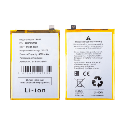 Аккумулятор для Vivo Y28 4G (BA45)