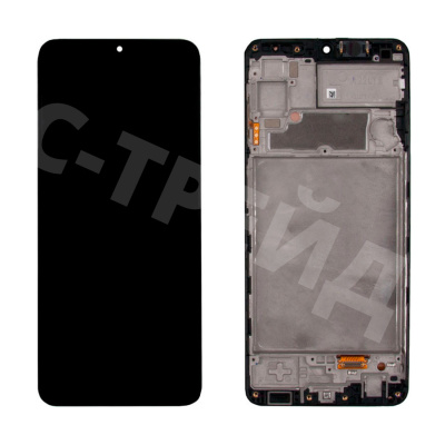 Дисплей для Samsung Galaxy A22 4G (A225F) модуль с рамкой Черный - OR (SP)