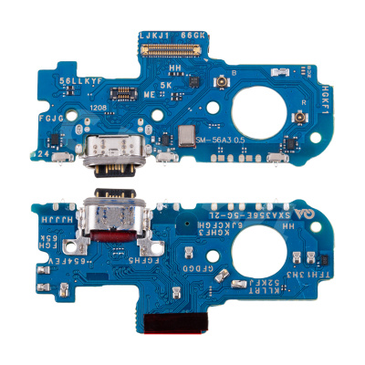 Шлейф для Samsung Galaxy A35 5G (A356E) плата системный разъем/микрофон