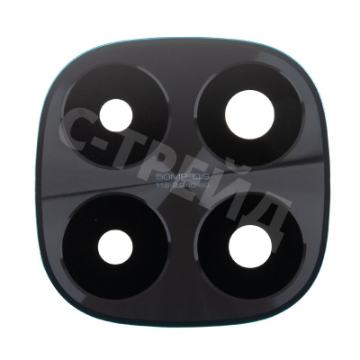 Стекло камеры для Xiaomi Redmi Note 14 Pro+ 5G (24115RA8EG) Черный