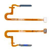 Шлейф для Realme C55 (RMX3710) сканер отпечатка пальцев Черный