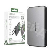 Внешний Аккумулятор (Power Bank) Acefast M30 5000 mAh (18W, MagSafe 7.5W, кабель Type-C) Черный
