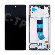 Дисплей для Xiaomi Redmi Note 13 4G (23129RAA4G/23124RA7EO/23129RA5FL) модуль с рамкой Черный - OR (SP)