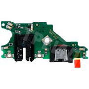 Шлейф для Huawei Nova 3i (INE-LX1) плата на системный разъем/разъем гарнитуры/микрофон