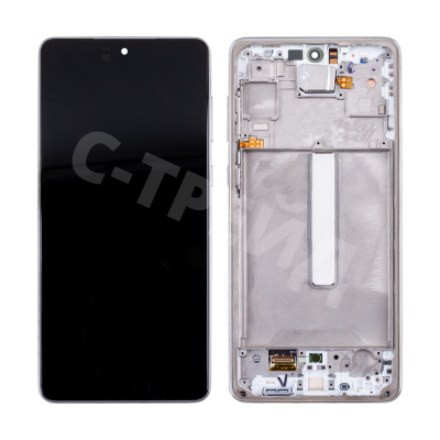 Дисплей для Samsung Galaxy A73 5G (A736B) модуль с рамкой Белый - OR (SP)