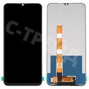 Дисплей для Realme C11/C15/Narzo 30A (RMX2185/RMX2180/RMX3171) в сборе с тачскрином Черный - Оптима