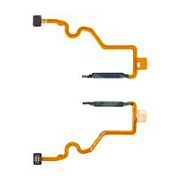 Шлейф для Tecno Spark 10 4G (KI5q) сканер отпечатка пальцев Черный