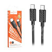 Кабель Type-C - Type-C Hoco X88 (5A, 60W) Черный