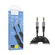 Кабель AUX "3,5 мм" Jack - "3,5 мм" Jack Hoco UPA33 (1.5 м) Черный