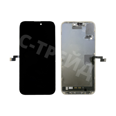 Дисплей для iPhone 16 Pro Max (A3296) в сборе с тачскрином Черный - OR (rev. Samsung) (Снятый, заменено ТОЛЬКО стекло)