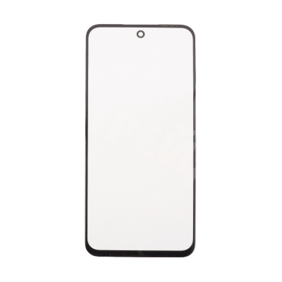 Стекло для переклейки Tecno Spark 30C 4G (KL5n) в сборе с OCA пленкой Черный - OR (Mitsubishi)