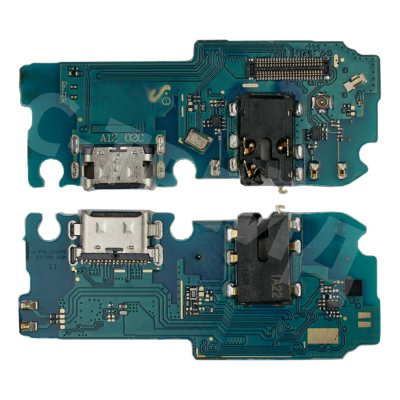 Шлейф для Samsung Galaxy A12/M12 (A125F/M127F) плата системный разъем/разъем гарнитуры/микрофон