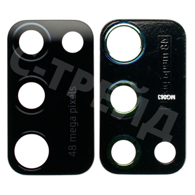 Стекло камеры для Samsung Galaxy A41 (A415F) Черный