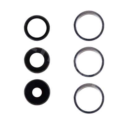 Стекло камеры для iPhone 14 Pro/14 Pro Max (комплект 3 шт.) Белый